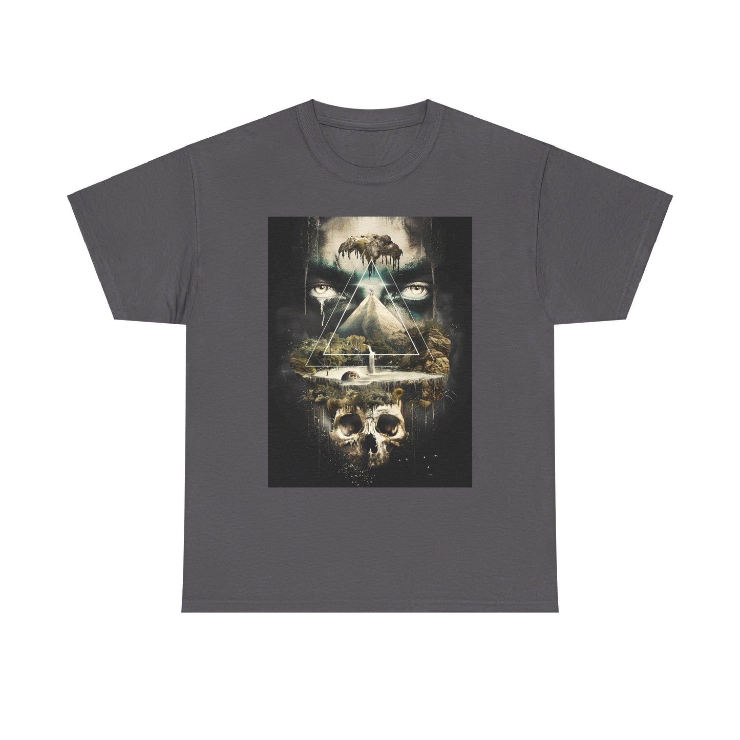 Fitzboyzprintz Eye Of The Illuminati Unisex Fashion Heavy Cotton Fabric Tee Shirt