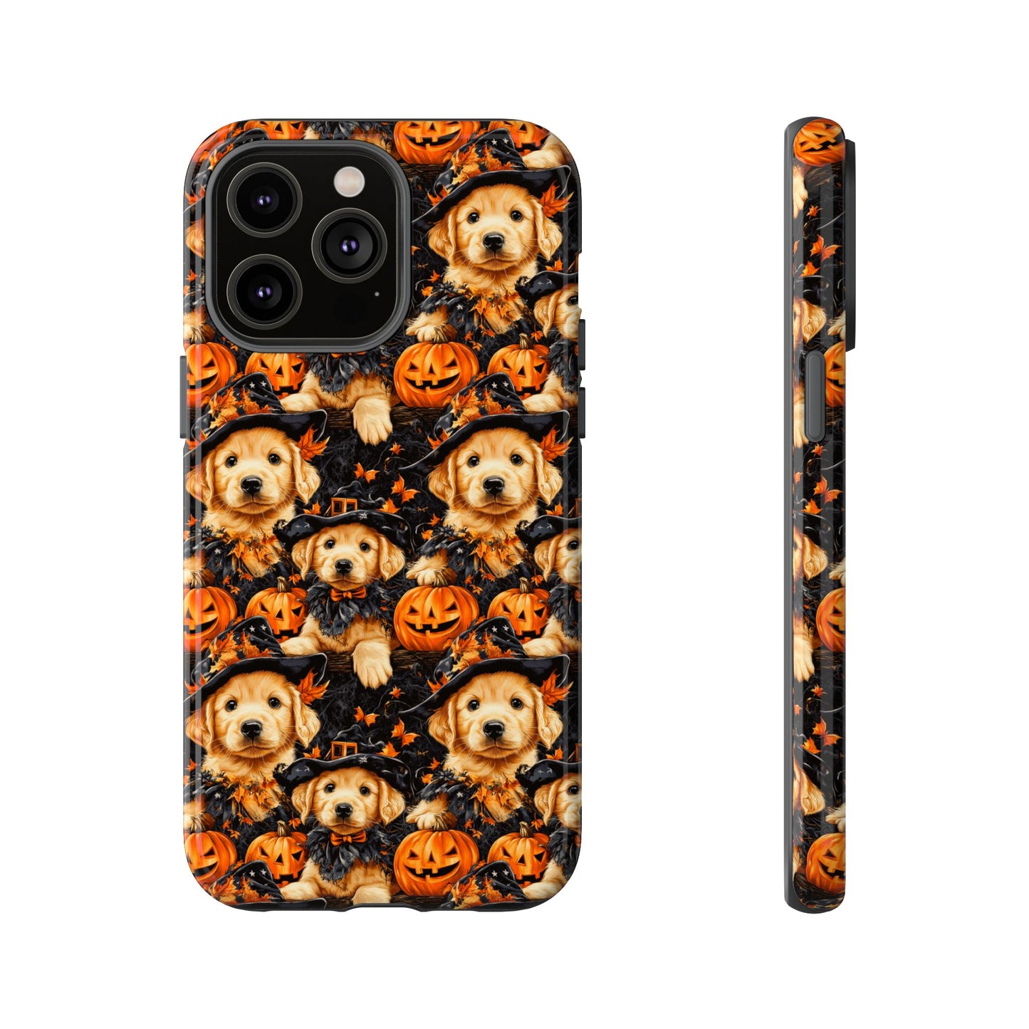 Happy Howl-O-Ween Golden Retriever Tough Case