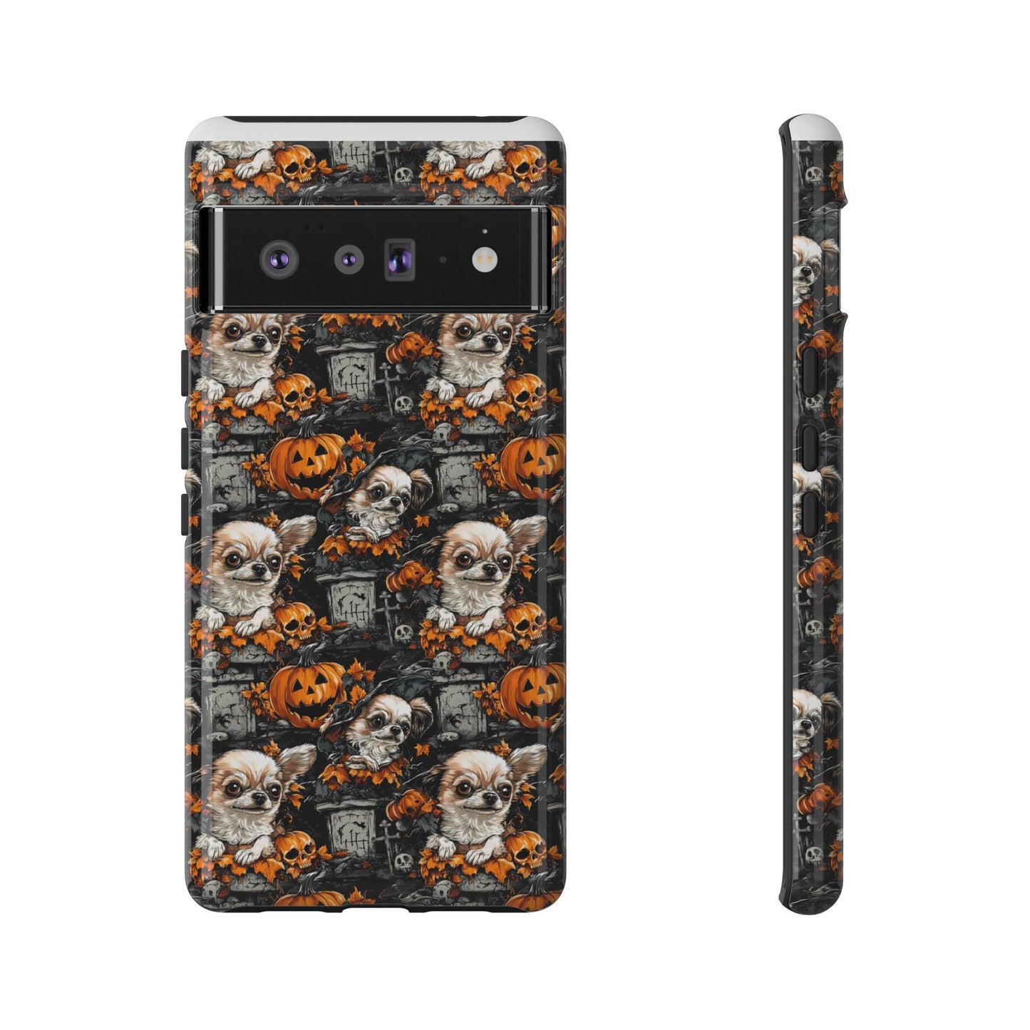 Happy Howl-O-Ween Chihuahua Tough Case