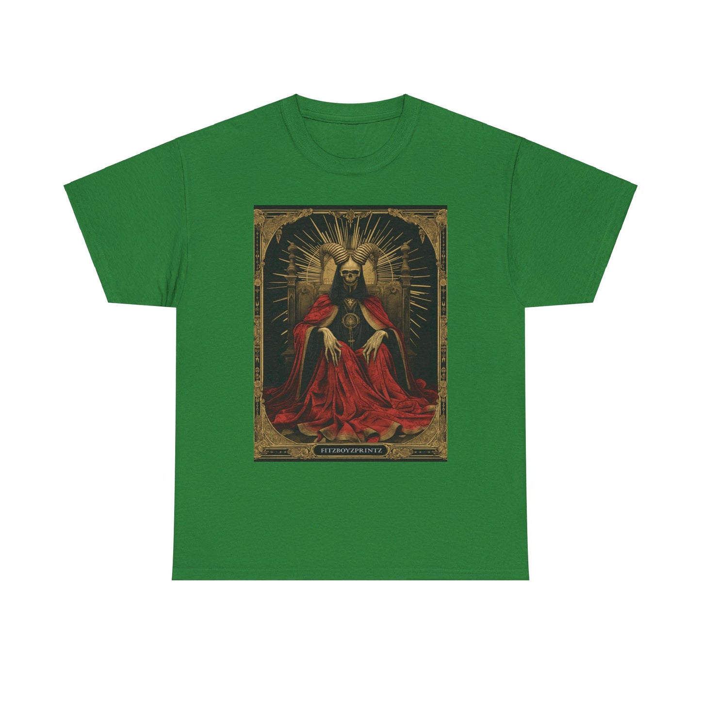 Fitzboyzprintz Death Tarot Card Unisex Heavy Cotton Tee