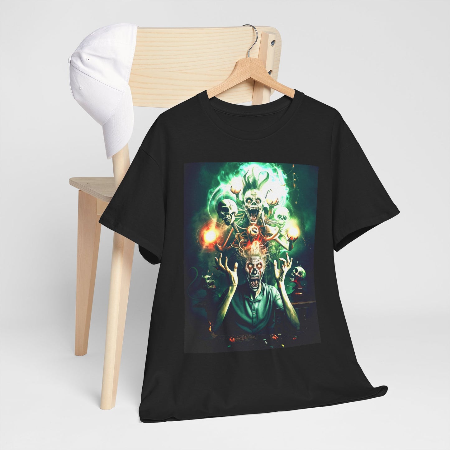 Fitzboyzprintz - Inner Demons Unisex Fashion Heavy Cotton Fabric Casual Tee Shirt