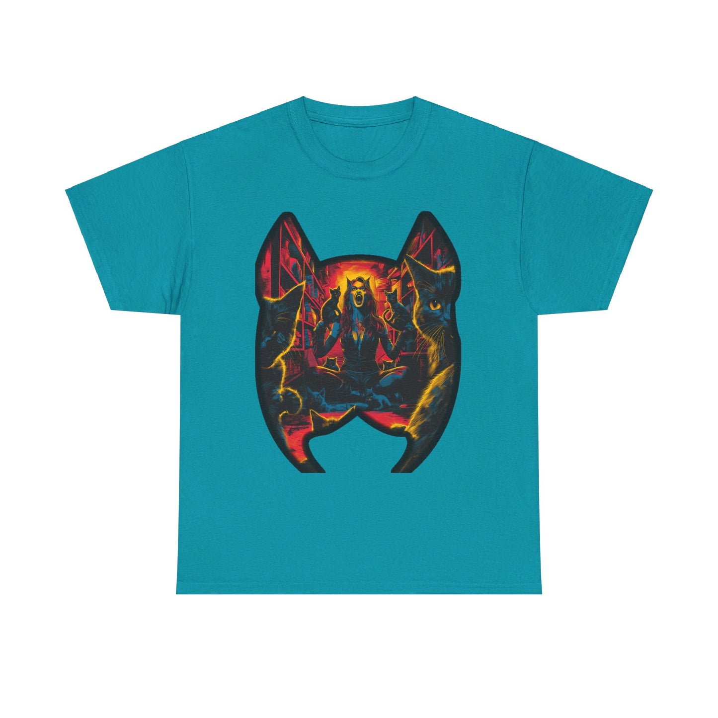Fitzboyzprintz - Catwoman Unmasked Unisex Heavy Cotton Graphic Tee