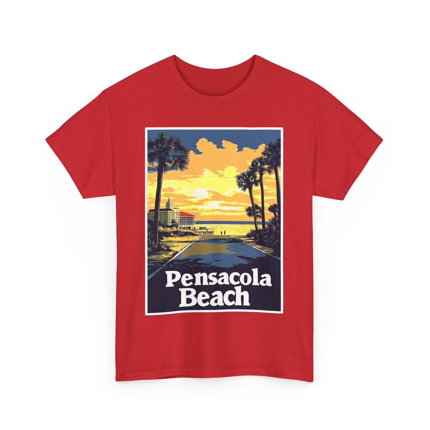Pensacola Beach Unisex Heavy Cotton Tee