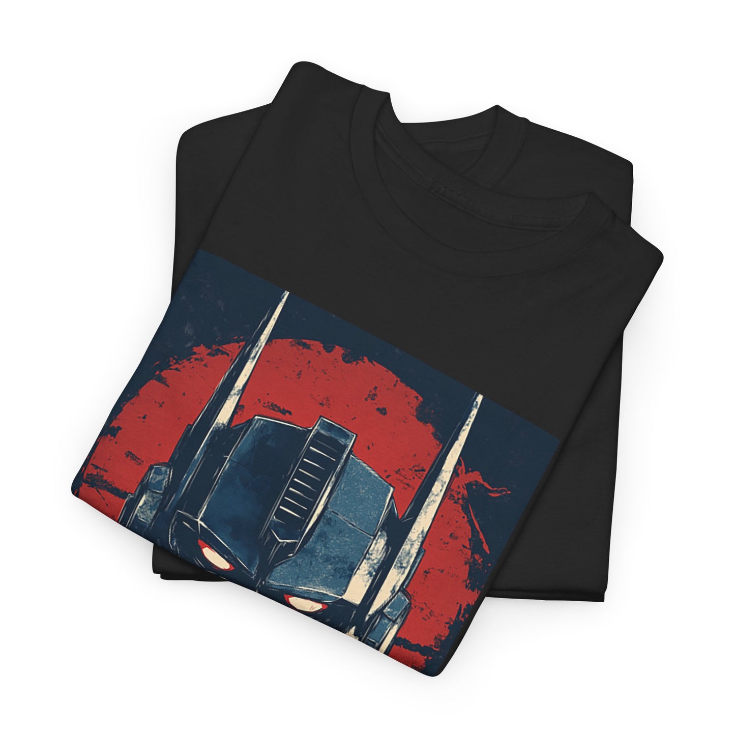 Vintage Style Robot Helmet Unisex Heavy Cotton Tee