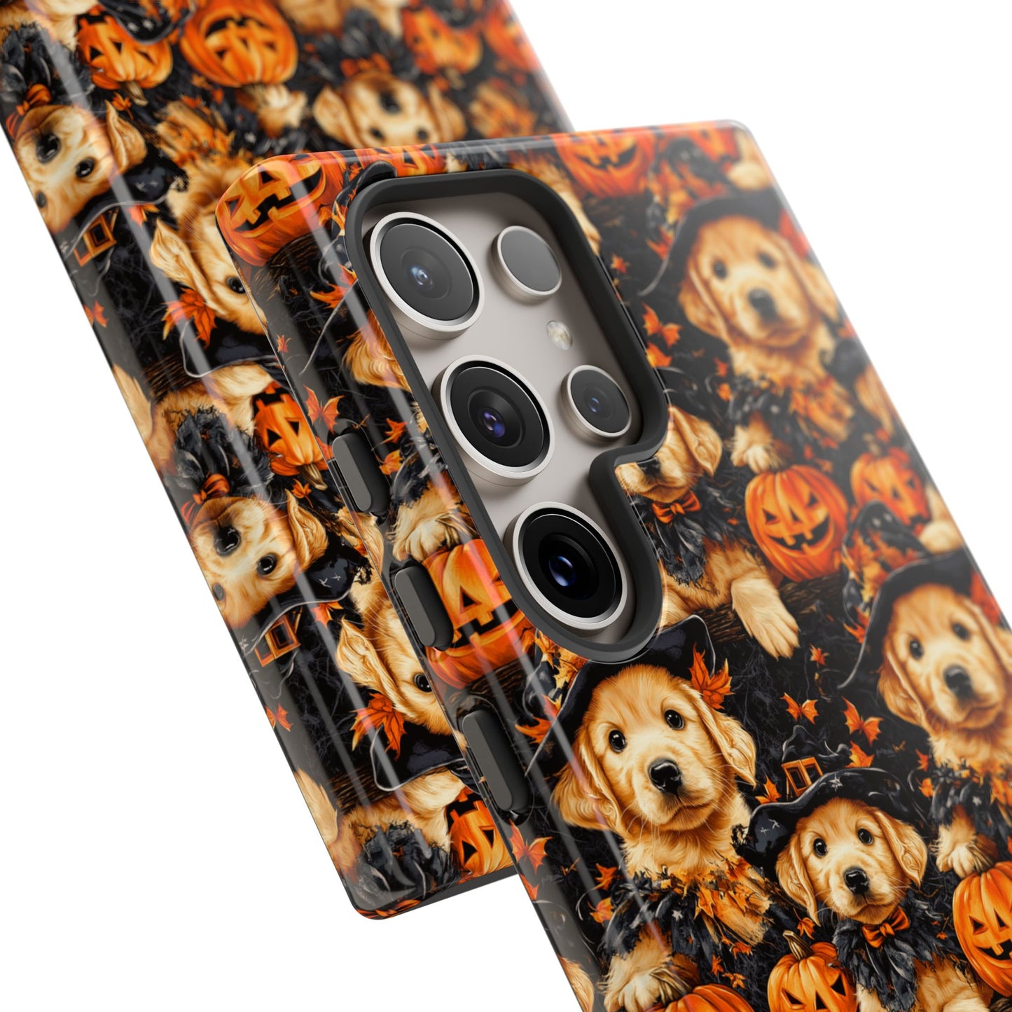 Happy Howl-O-Ween Golden Retriever Tough Case