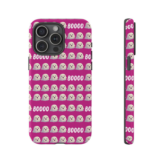 Pink Halloween Ghost Boos Tough Cases