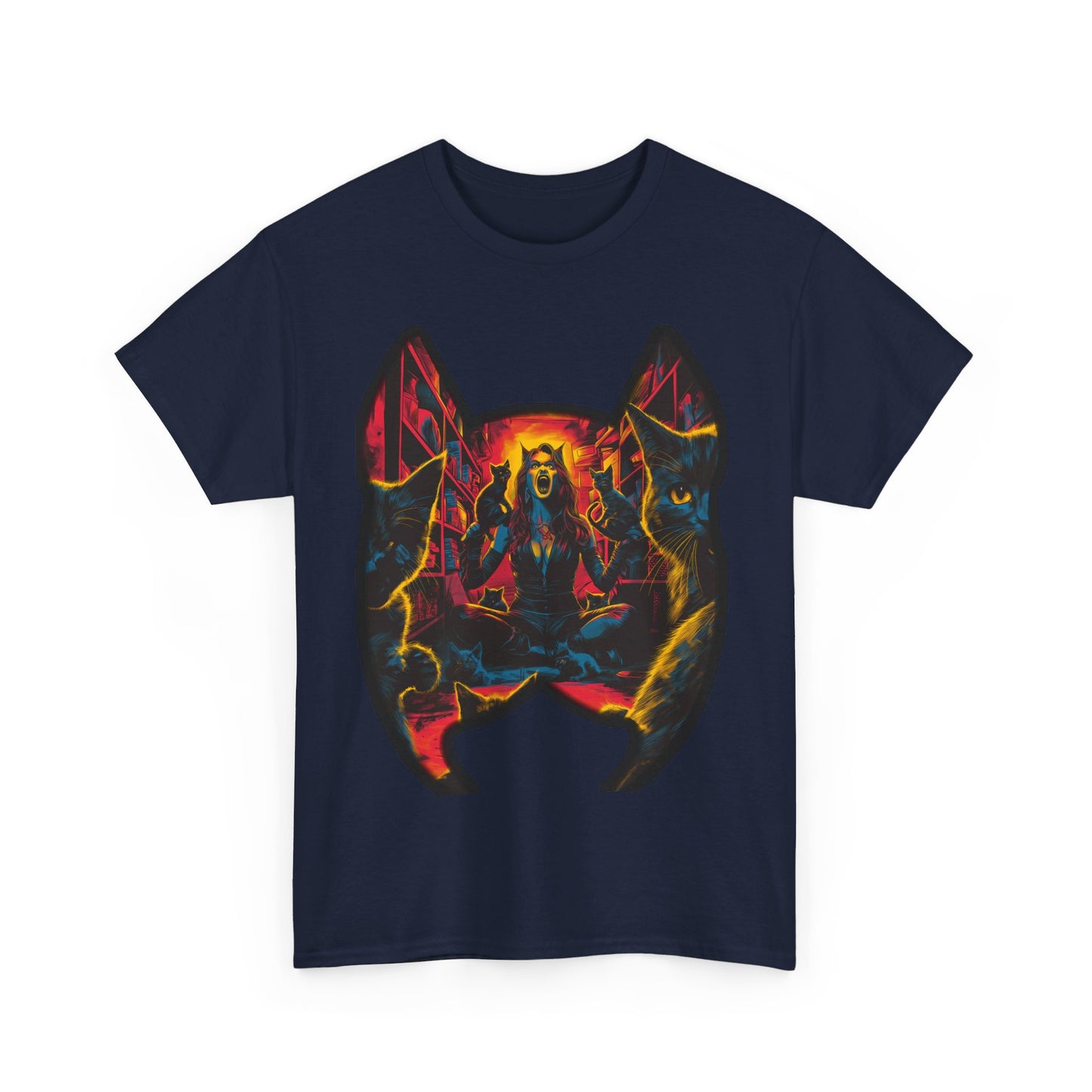 Fitzboyzprintz - Catwoman Unmasked Unisex Heavy Cotton Graphic Tee