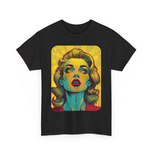 FitzBoyzPrintz Pop Art Panache Unisex Heavy Cotton Fabric Graphic Tee Shirt