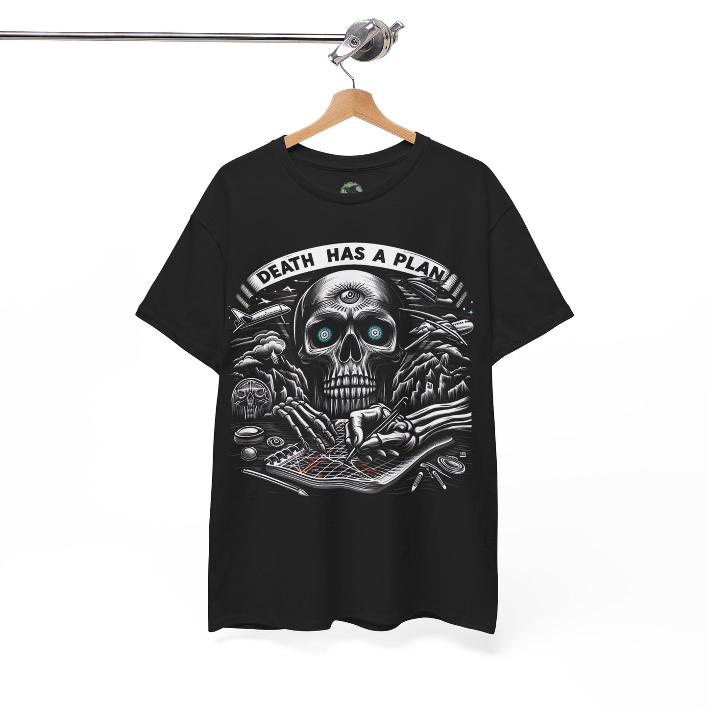 Death Has A Plan Unisex Heavy Cotton Tee