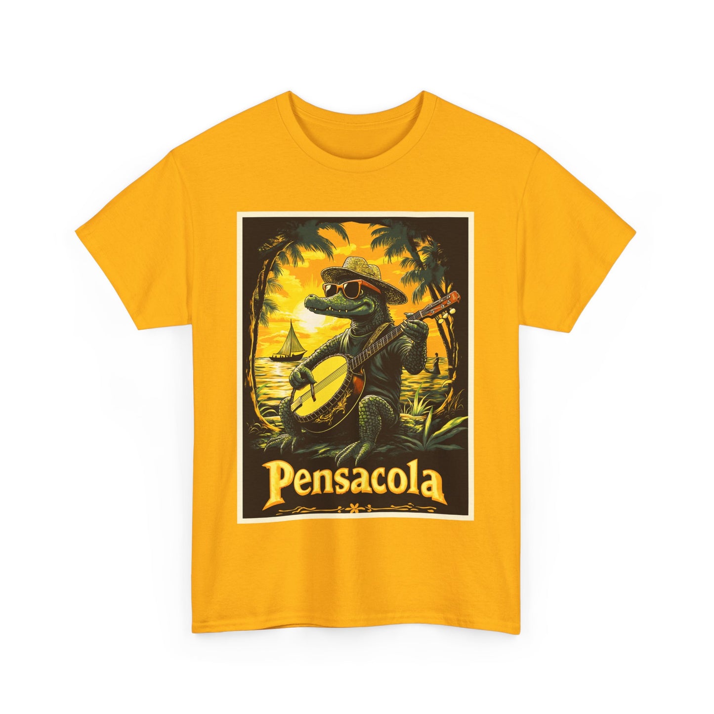 Pensacola gator Unisex Heavy Cotton Tee