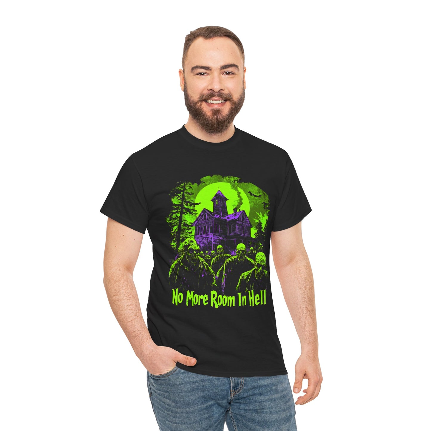 Fitzboyz Halloween 2024 No More Room in Hell Unisex Heavy Cotton Tee