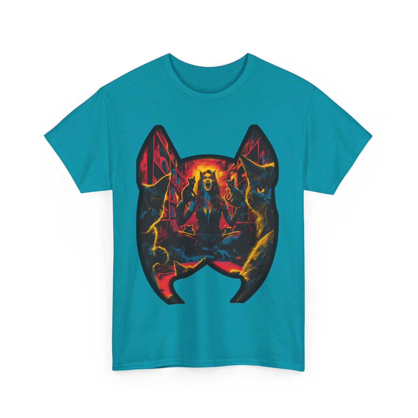Fitzboyzprintz - Catwoman Unmasked Unisex Heavy Cotton Graphic Tee