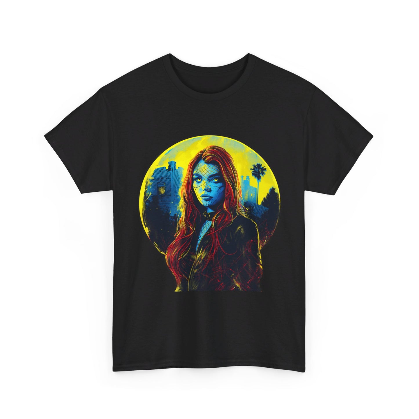 Fitzboyzprintz - Trouble in the City Unisex Heavy Cotton  Graphic Tee