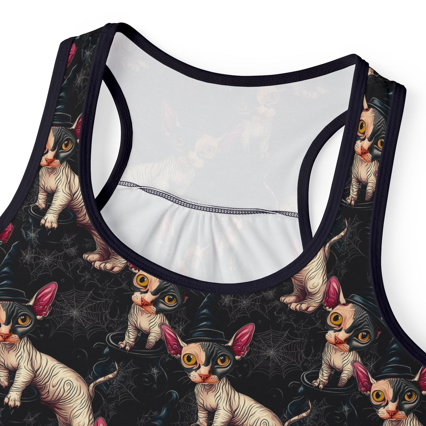 Happy Halloween Pippi the Sphinx Kitty Women's Tank Top