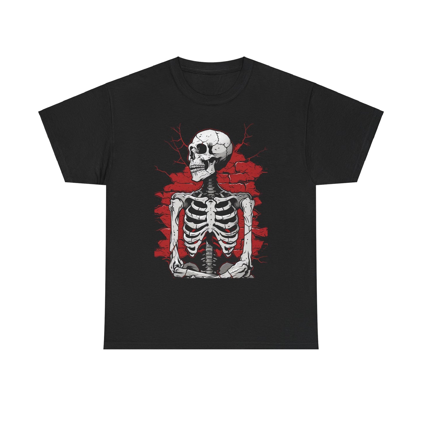 Skleton wall Unisex Heavy Cotton Tee