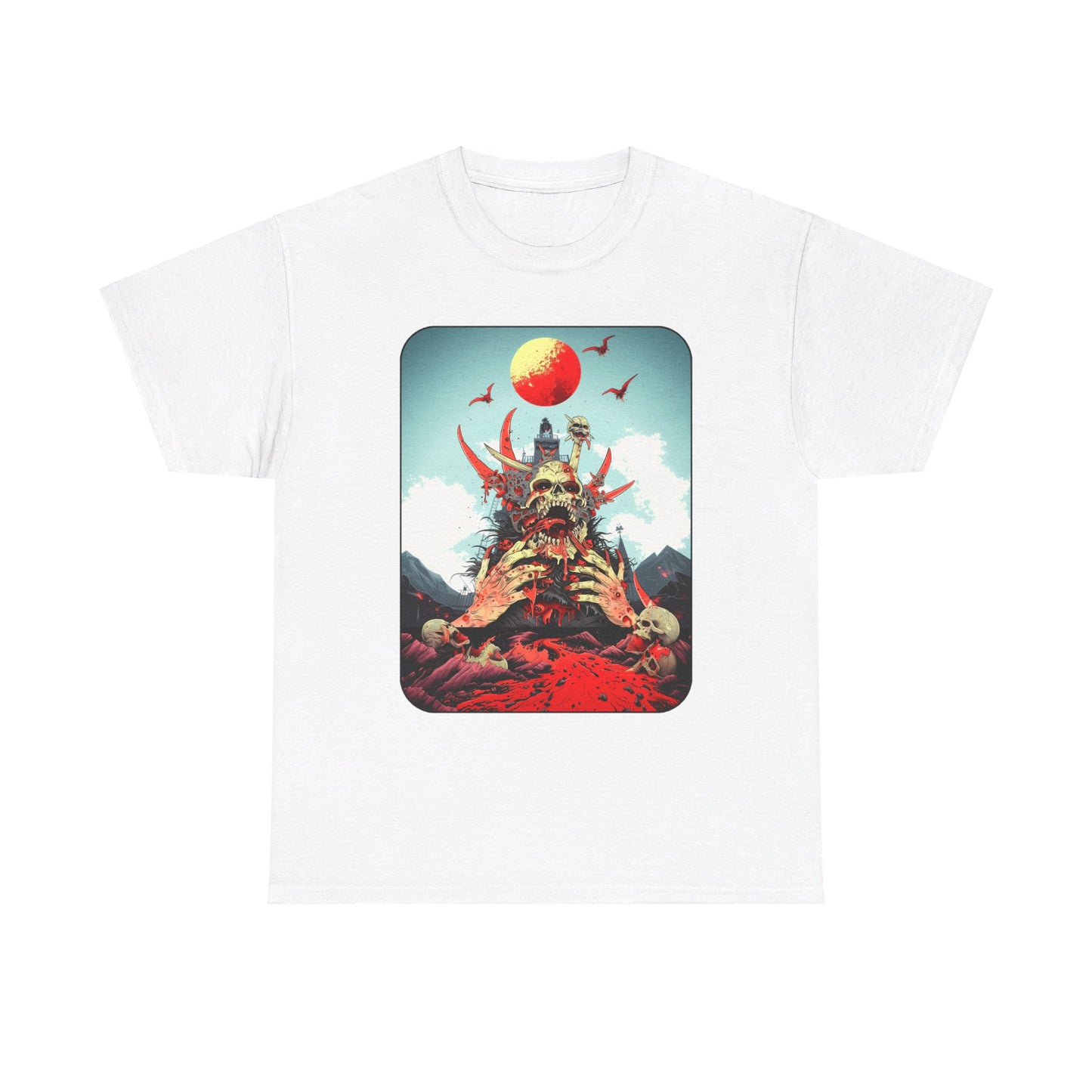 Fitzboyzprintz Baptized In Blood Unisex Fashion Heavy Cotton Fabric Graphic Tee Shirt