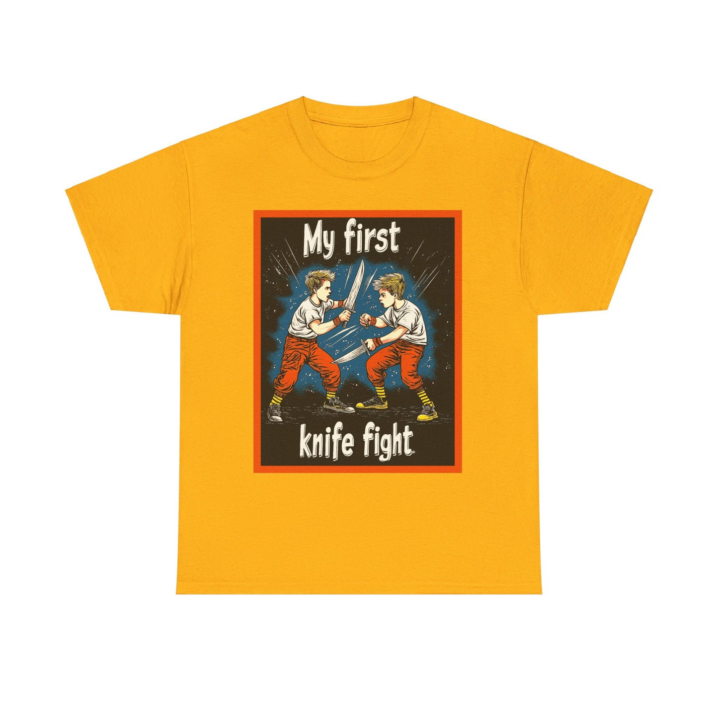 First Knife Fight Unisex Heavy Cotton Tee