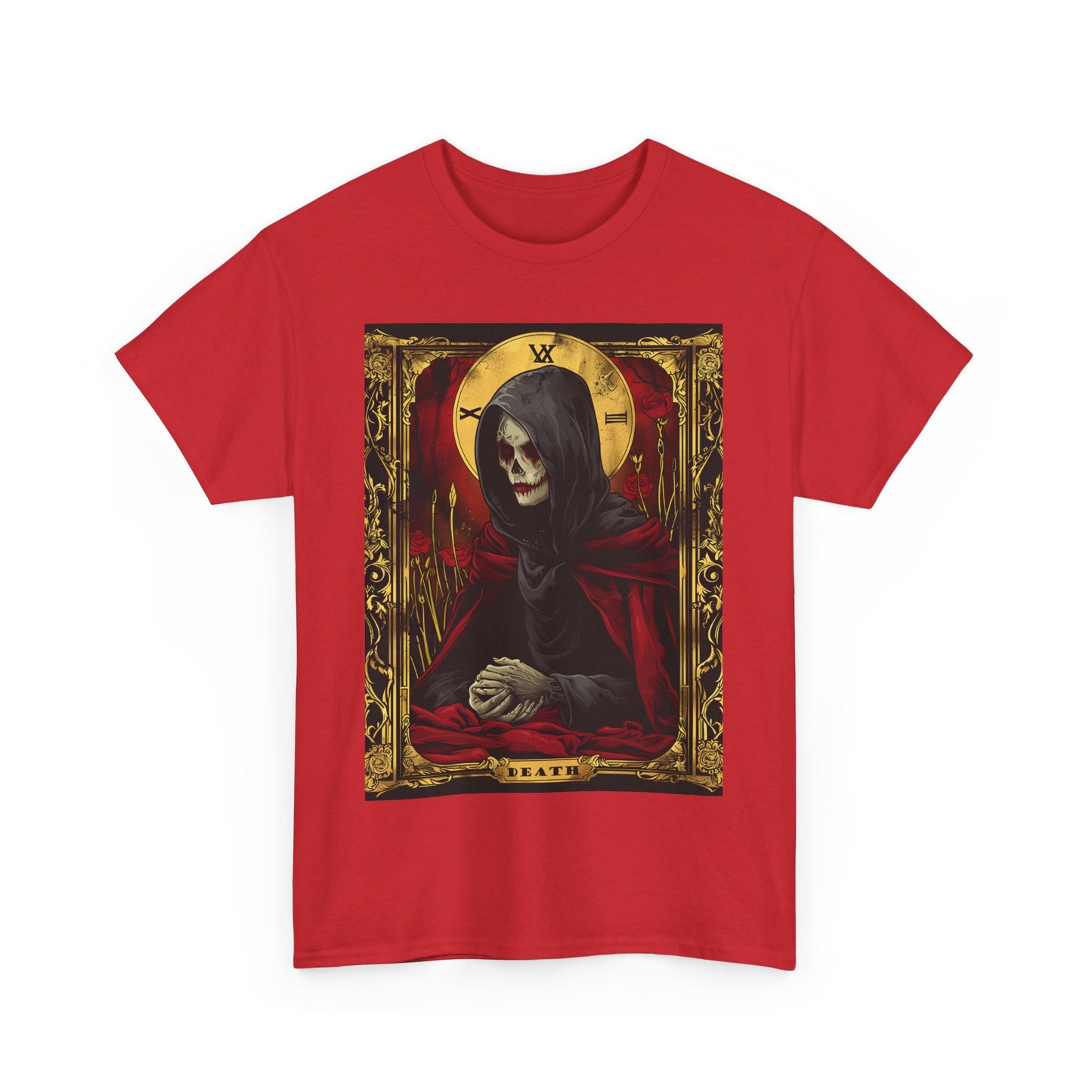 Fitzboyzprintz - Death Tarot Card Unisex Heavy Cotton Shirt