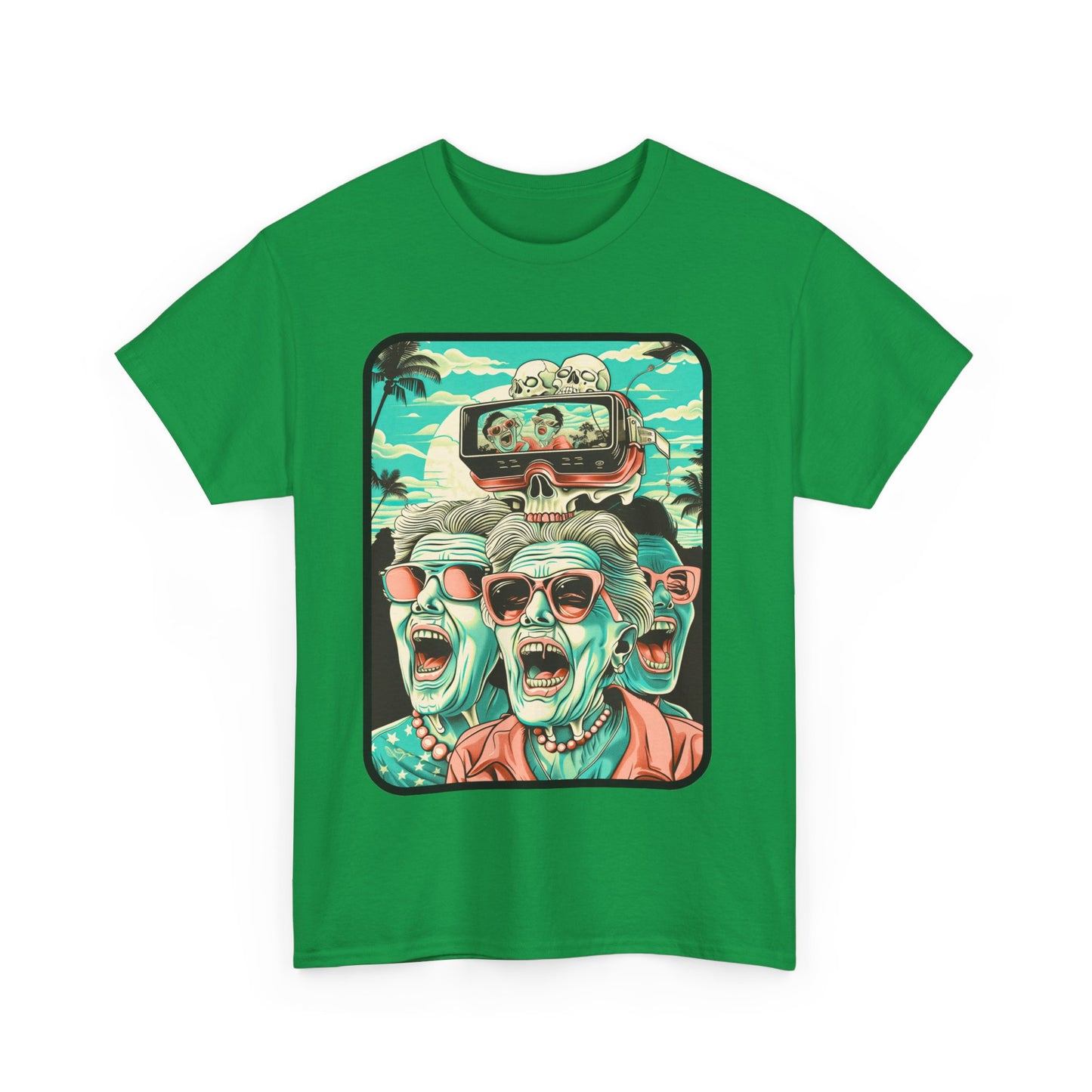 Fitzboyzprintz Granny Scream Squad Unisex Fashion Heavy Cotton Fabric Tee