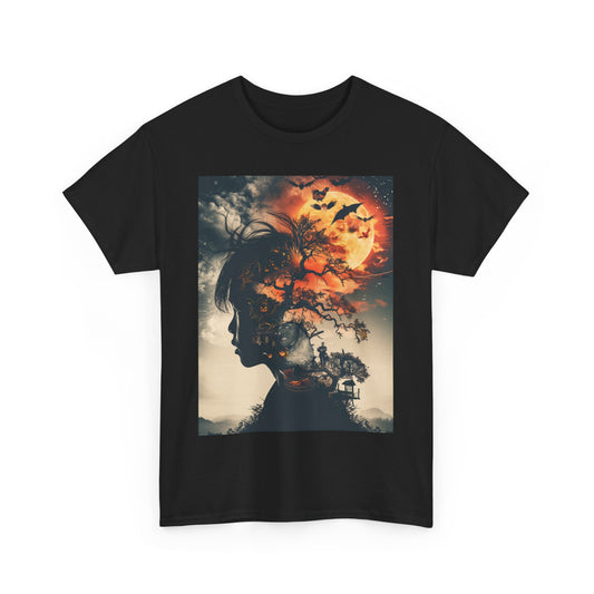 Fitzboyzprintz - Surreal Echoes - Unisex Fashion Heavy Cotton Fabric Tee Shirt