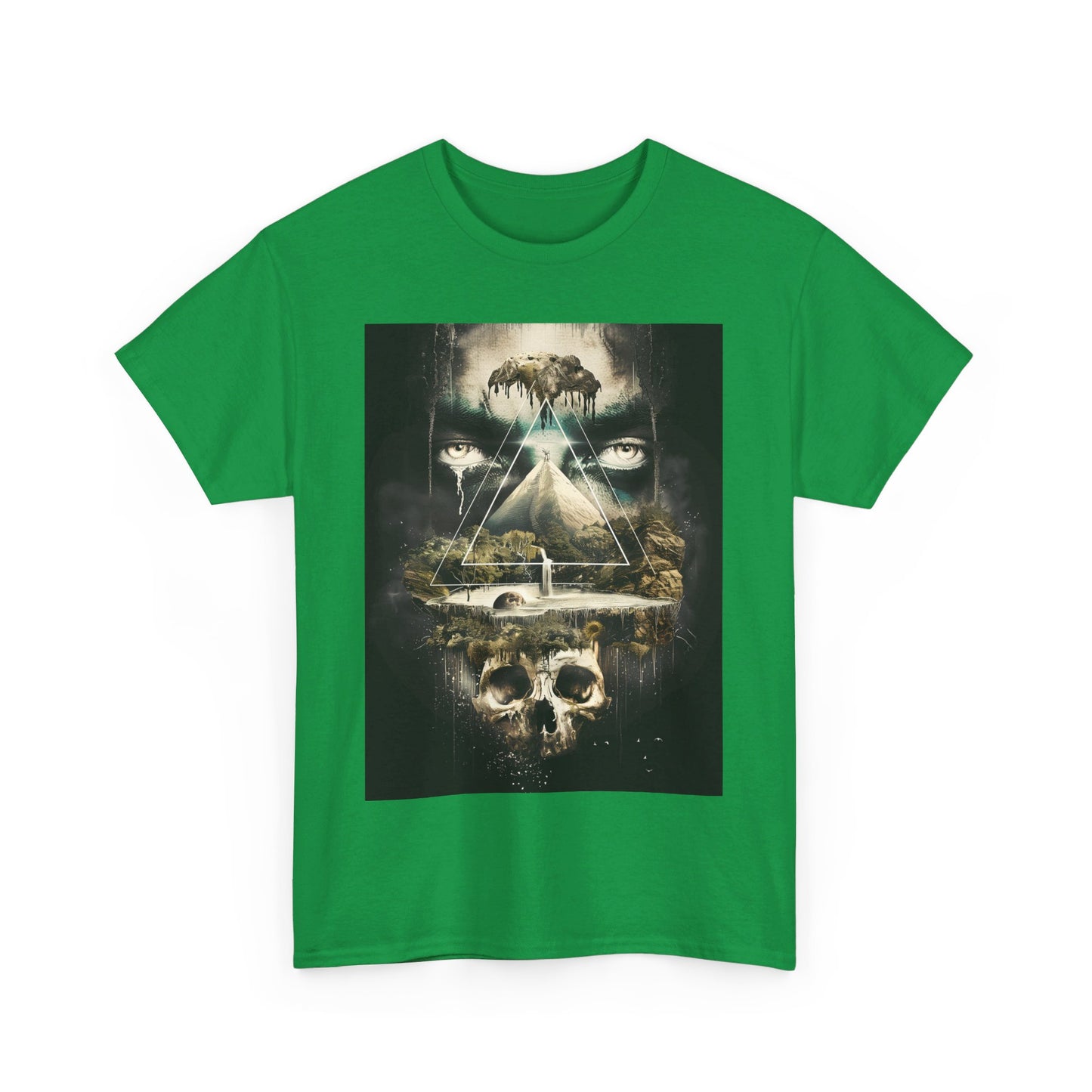 Fitzboyzprintz Eye Of The Illuminati Unisex Fashion Heavy Cotton Fabric Tee Shirt