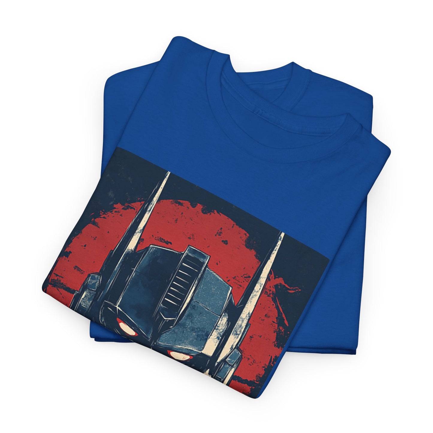 Vintage Style Robot Helmet Unisex Heavy Cotton Tee