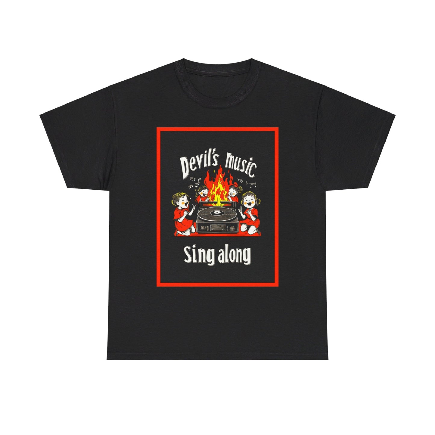 Devil's Music Unisex Heavy Cotton Tee