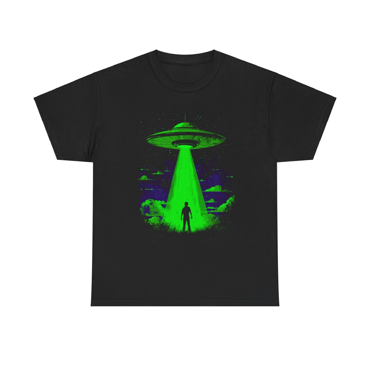 Alien Abduction Unisex Heavy Cotton Tee