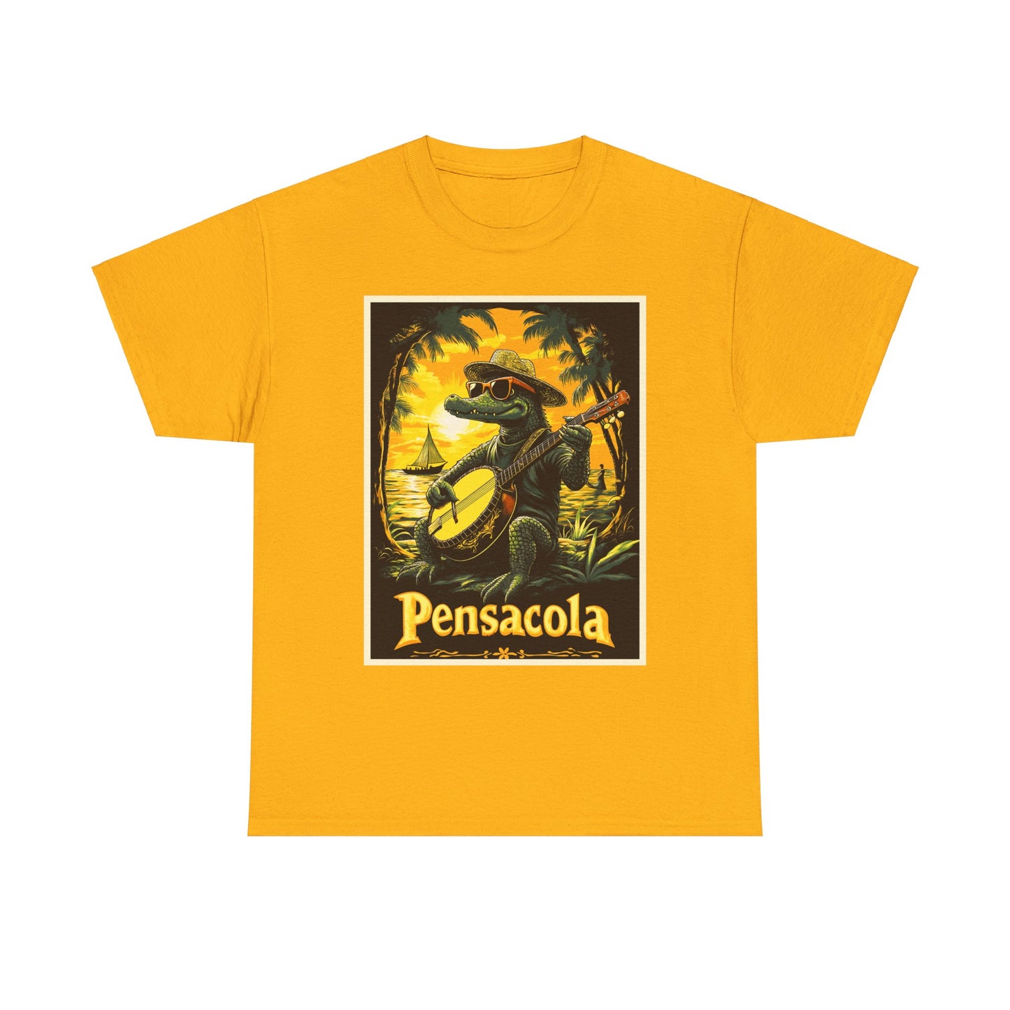 Pensacola gator Unisex Heavy Cotton Tee