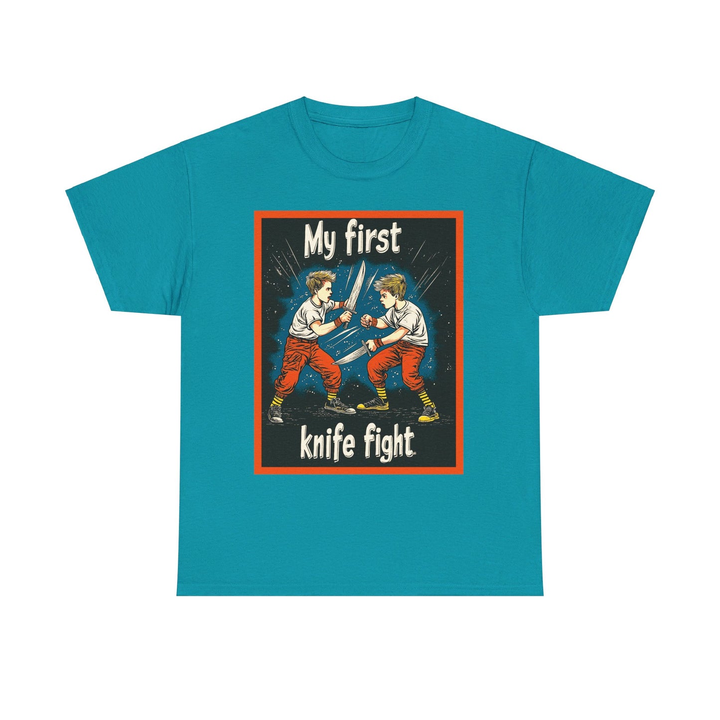 First Knife Fight Unisex Heavy Cotton Tee