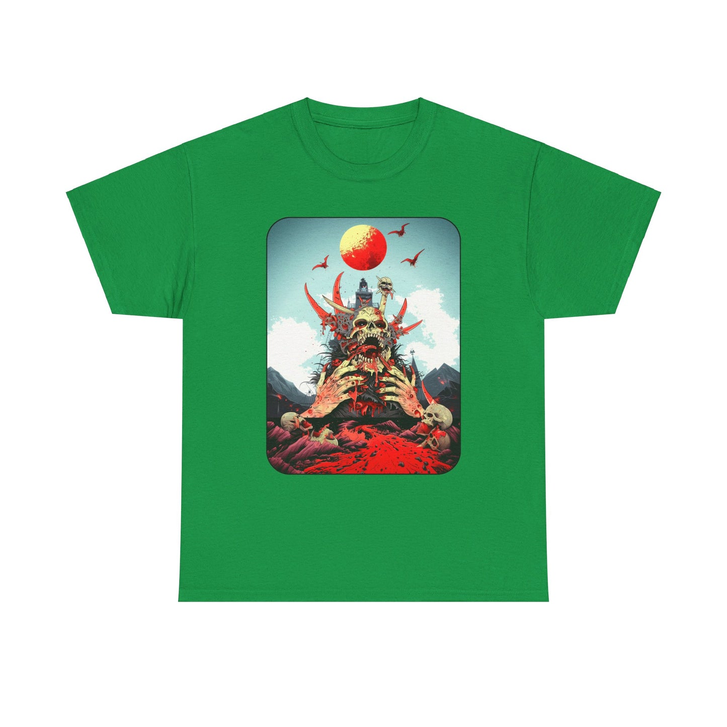 Fitzboyzprintz Baptized In Blood Unisex Fashion Heavy Cotton Fabric Graphic Tee Shirt