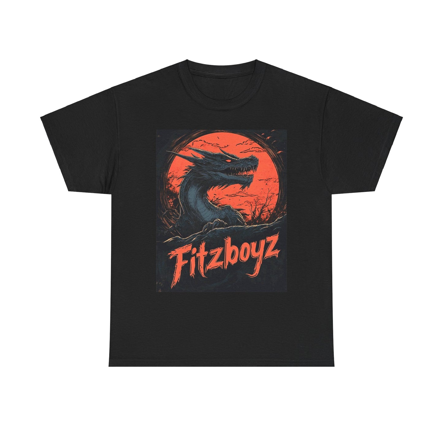 Fitzboyz Dragon Unisex Heavy Cotton Tee