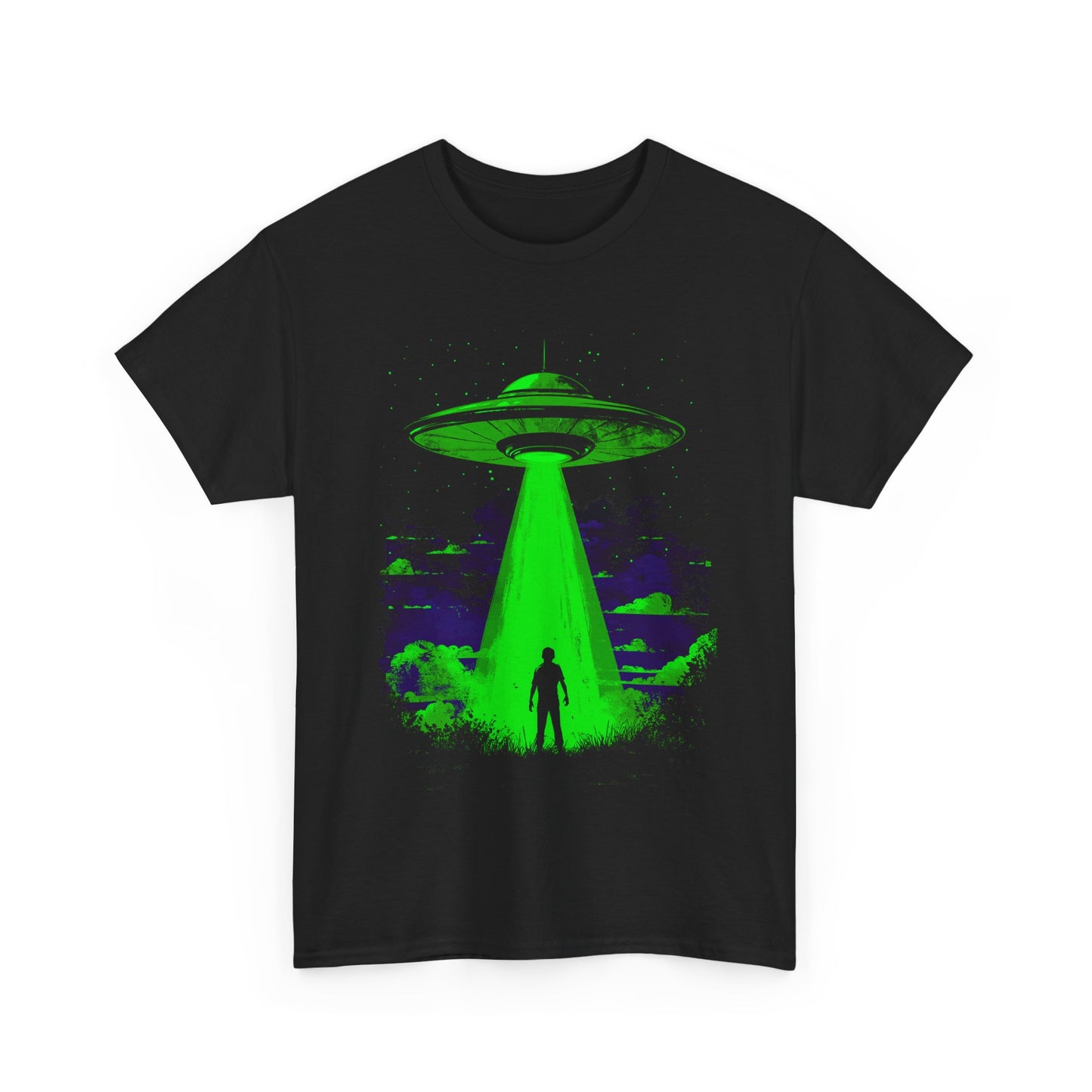 Alien Abduction Unisex Heavy Cotton Tee