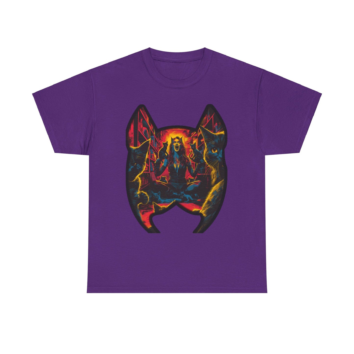 Fitzboyzprintz - Catwoman Unmasked Unisex Heavy Cotton Graphic Tee