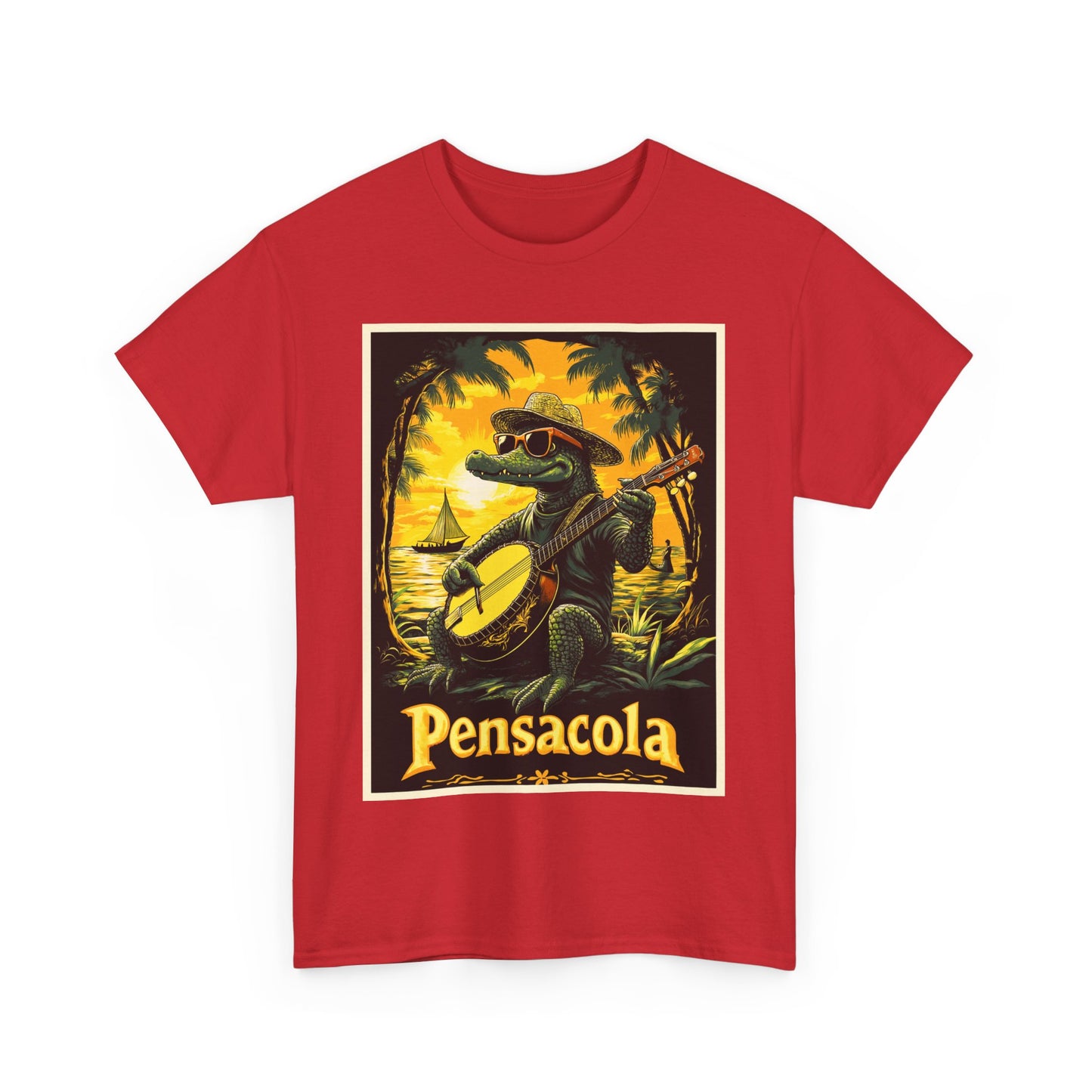 Pensacola gator Unisex Heavy Cotton Tee