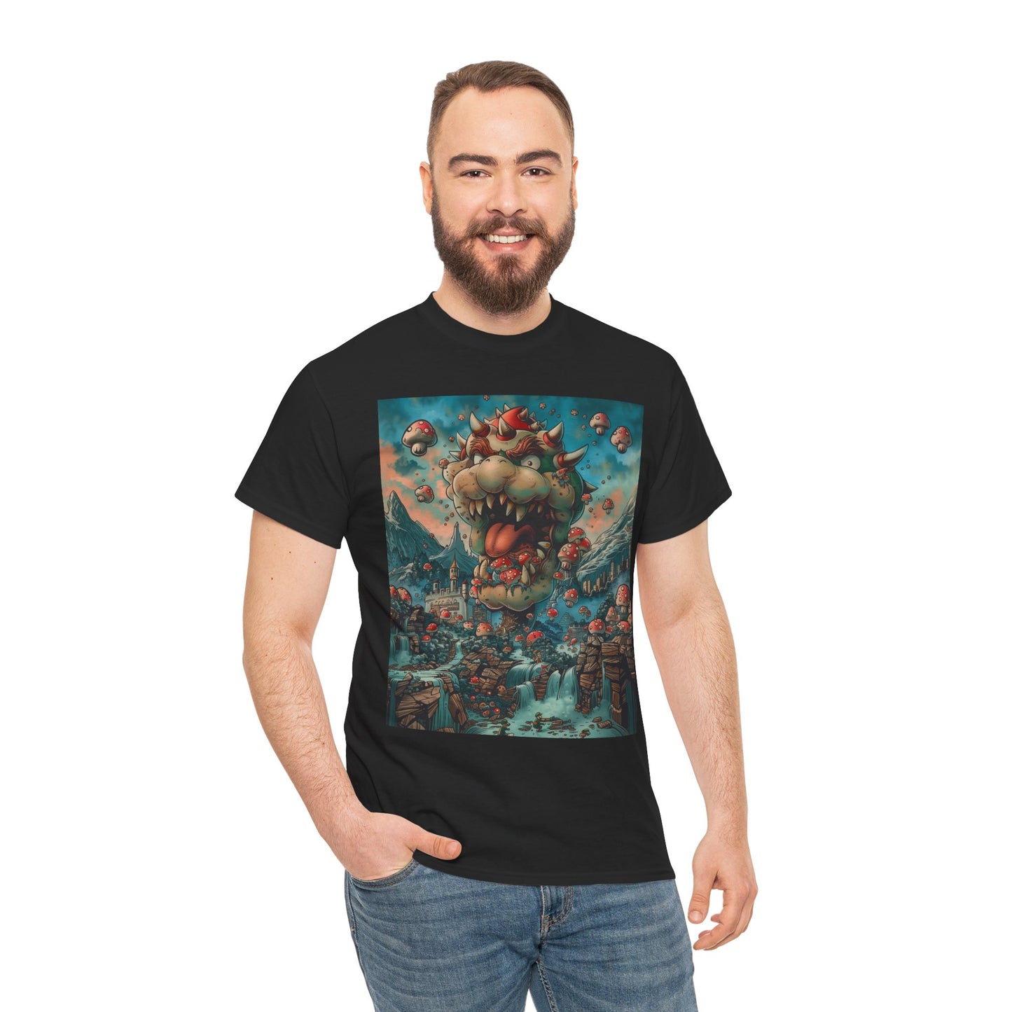 Fitzboyzprintz Lizard King Keep Unisex Fashion Heavy Cotton Fabric Tee Shirt