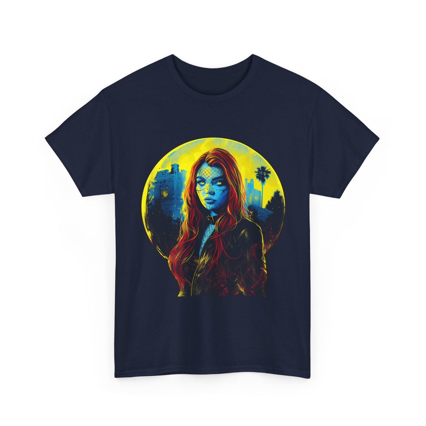 Fitzboyzprintz - Trouble in the City Unisex Heavy Cotton  Graphic Tee