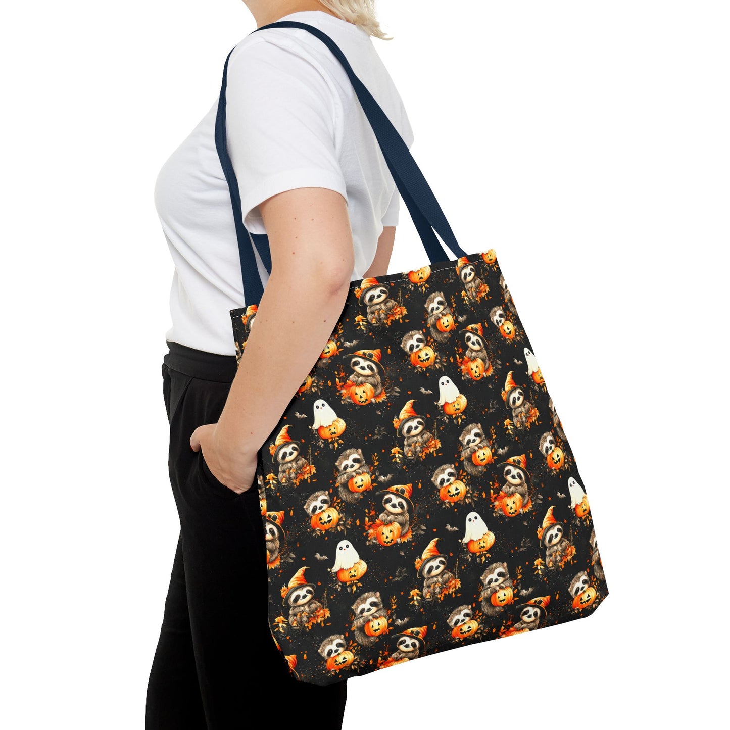 Happy Halloween Sloth Tote Bag