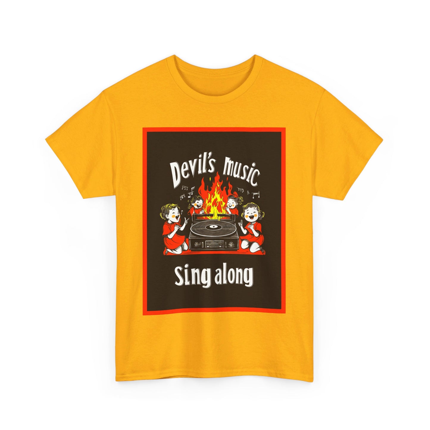 Devil's Music Unisex Heavy Cotton Tee