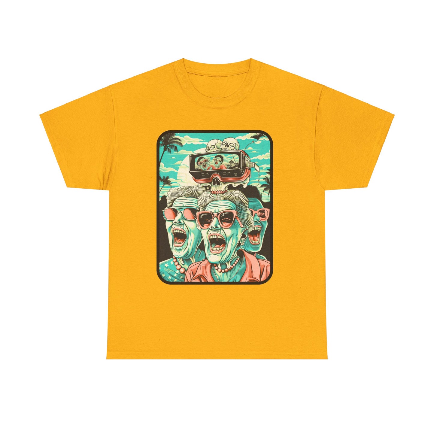 Fitzboyzprintz Granny Scream Squad Unisex Fashion Heavy Cotton Fabric Tee