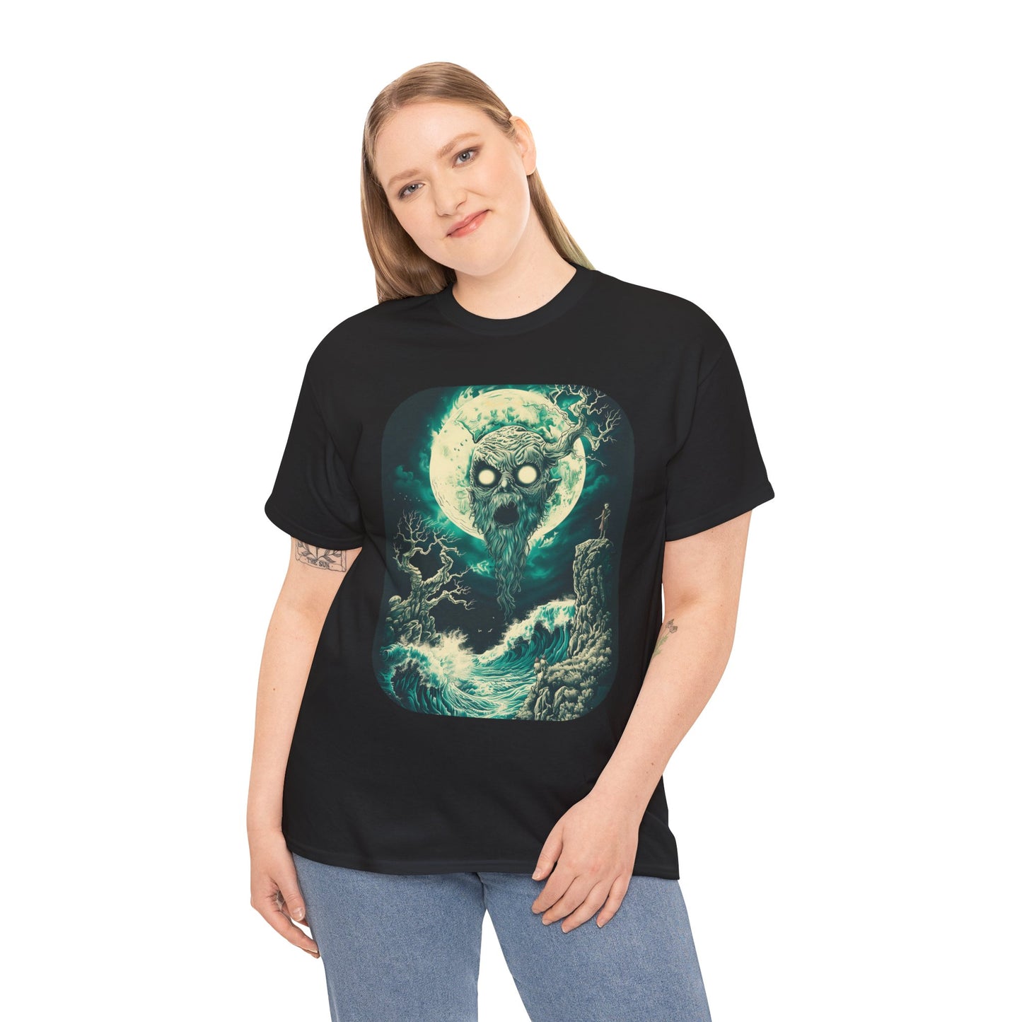 Fitzboyzprintz Nightmare Fantasy Basic Unisex Fashion Heavy Cotton Fabric Graphic Streetwear Tee Shirt