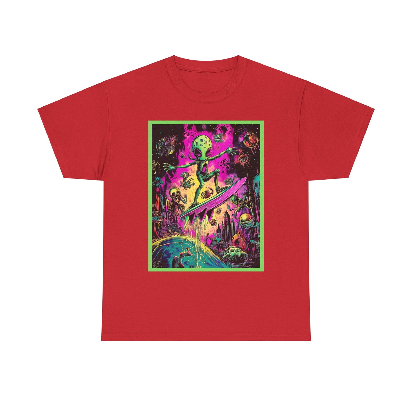 Alien World Unisex Heavy Cotton Tee