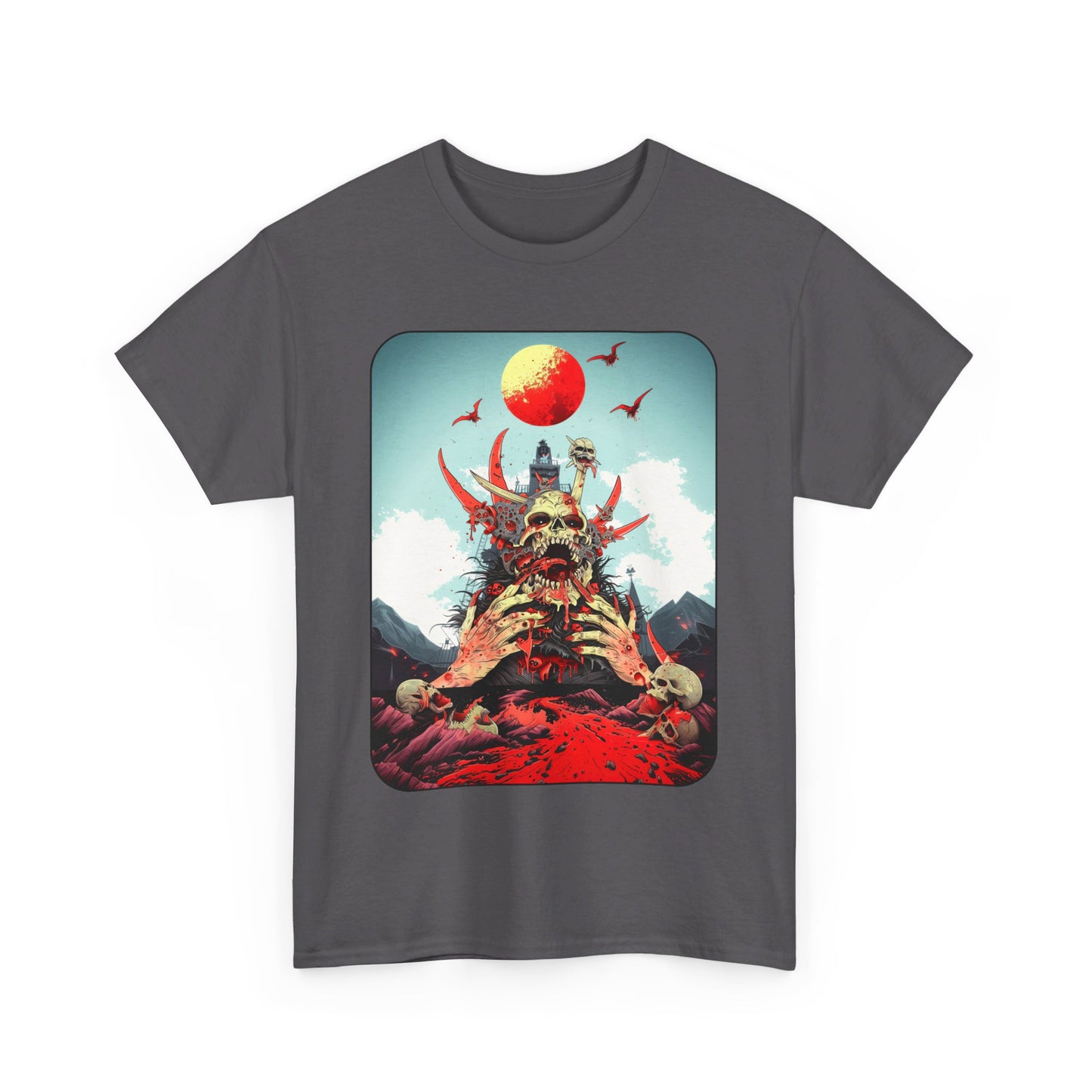Fitzboyzprintz Baptized In Blood Unisex Fashion Heavy Cotton Fabric Graphic Tee Shirt