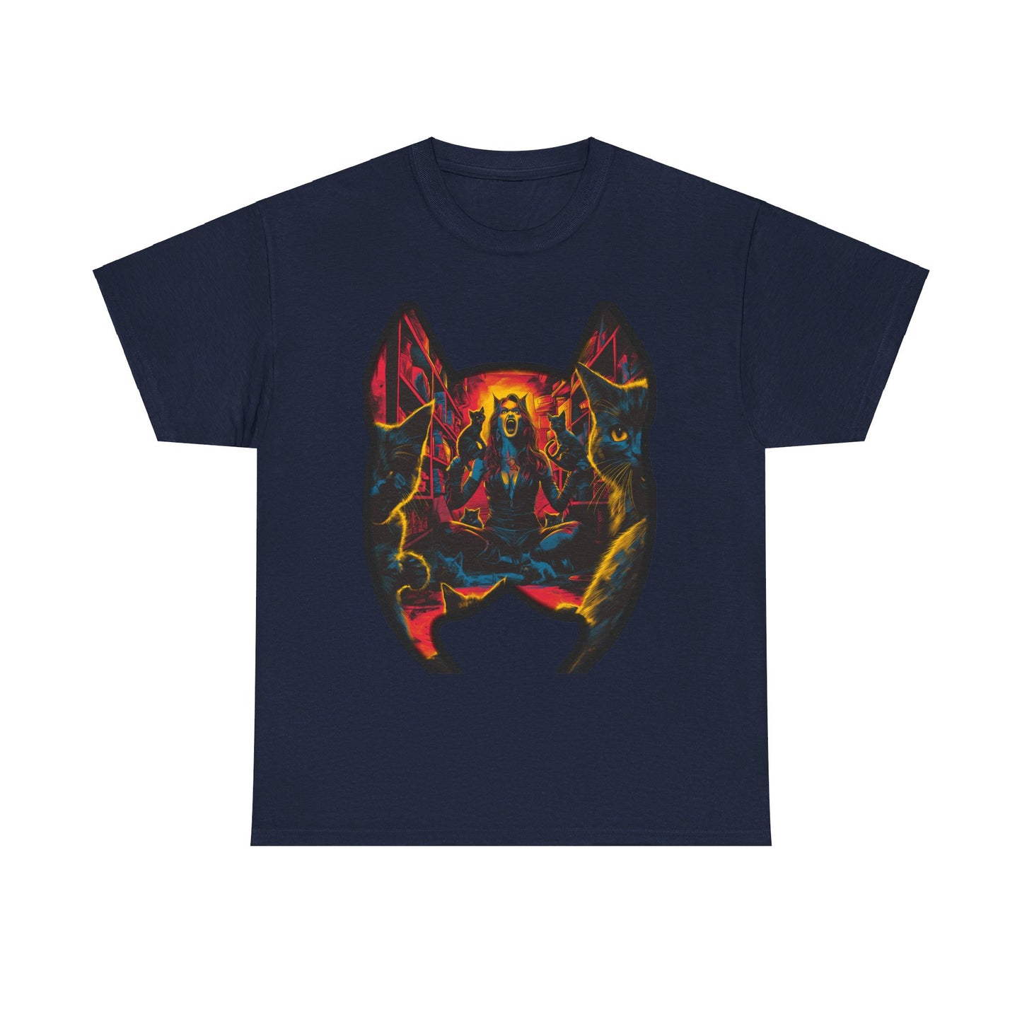 Fitzboyzprintz - Catwoman Unmasked Unisex Heavy Cotton Graphic Tee