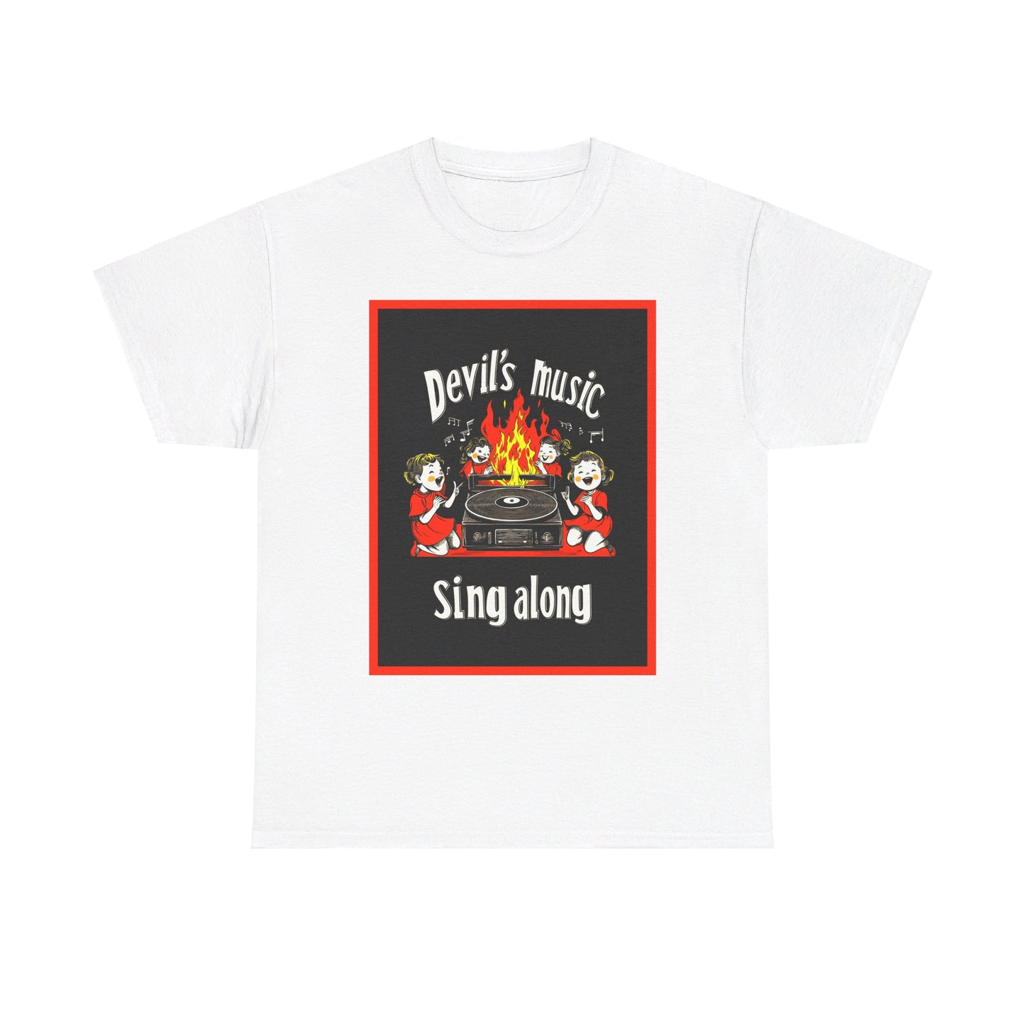 Devil's Music Unisex Heavy Cotton Tee