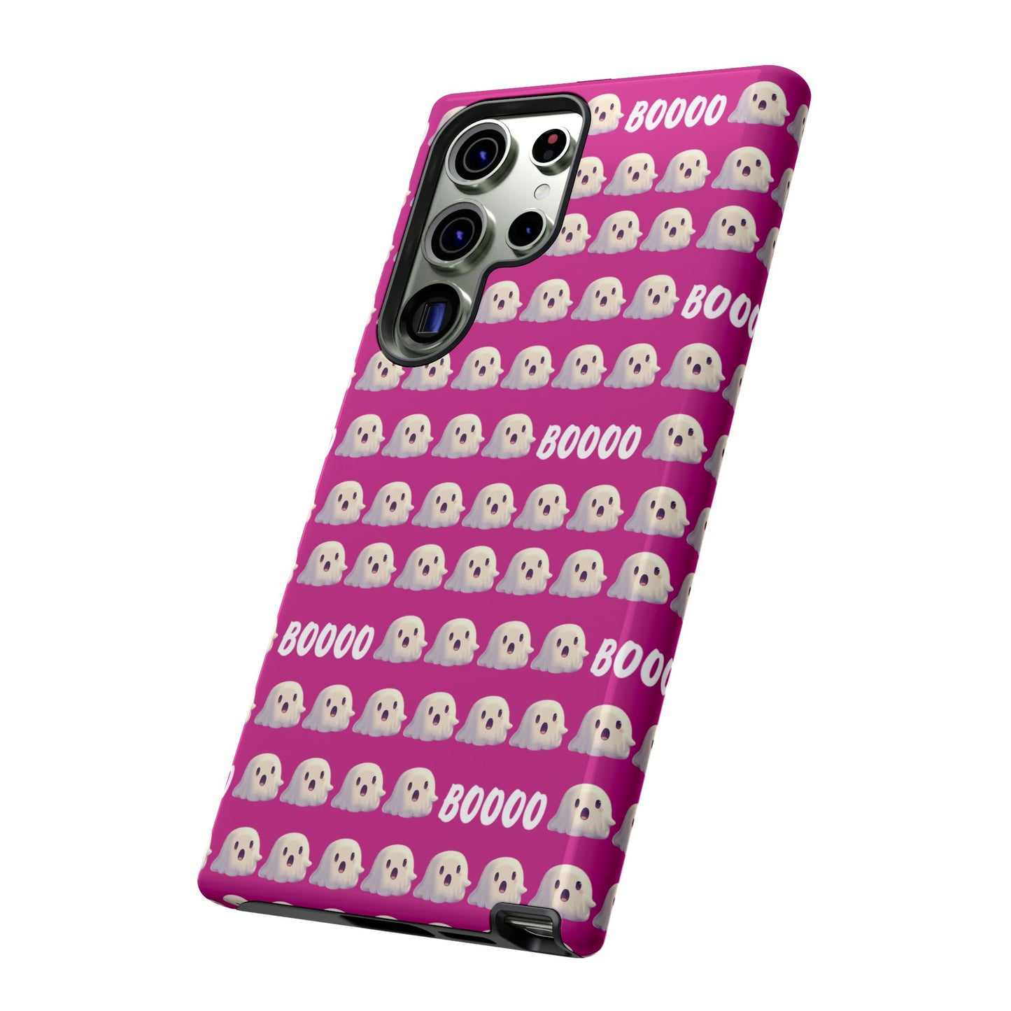 Pink Halloween Ghost Boos Tough Cases