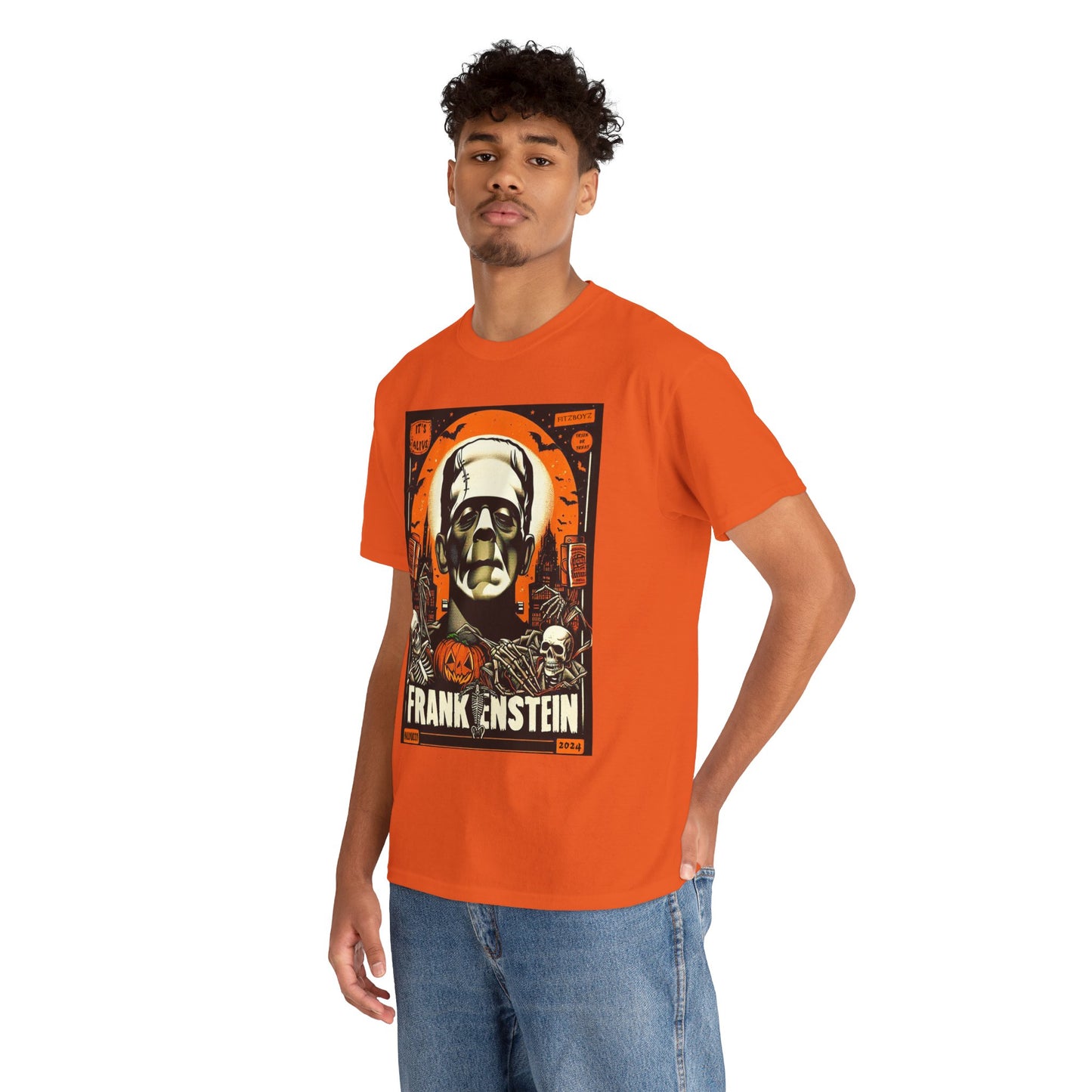 Fitzboyz 2024 halloween Exclusive Print Unisex Heavy Cotton Tee