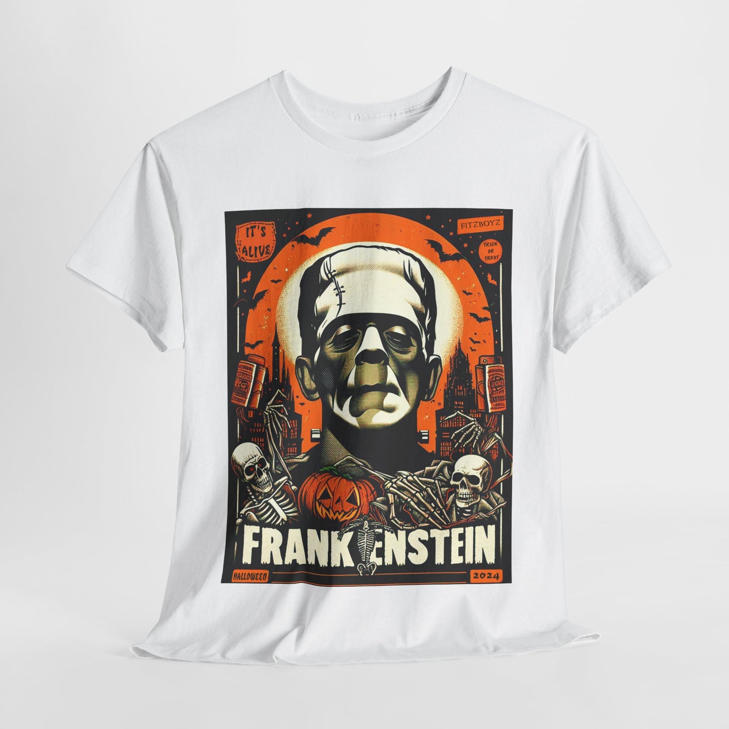 Fitzboyz 2024 halloween Exclusive Print Unisex Heavy Cotton Tee