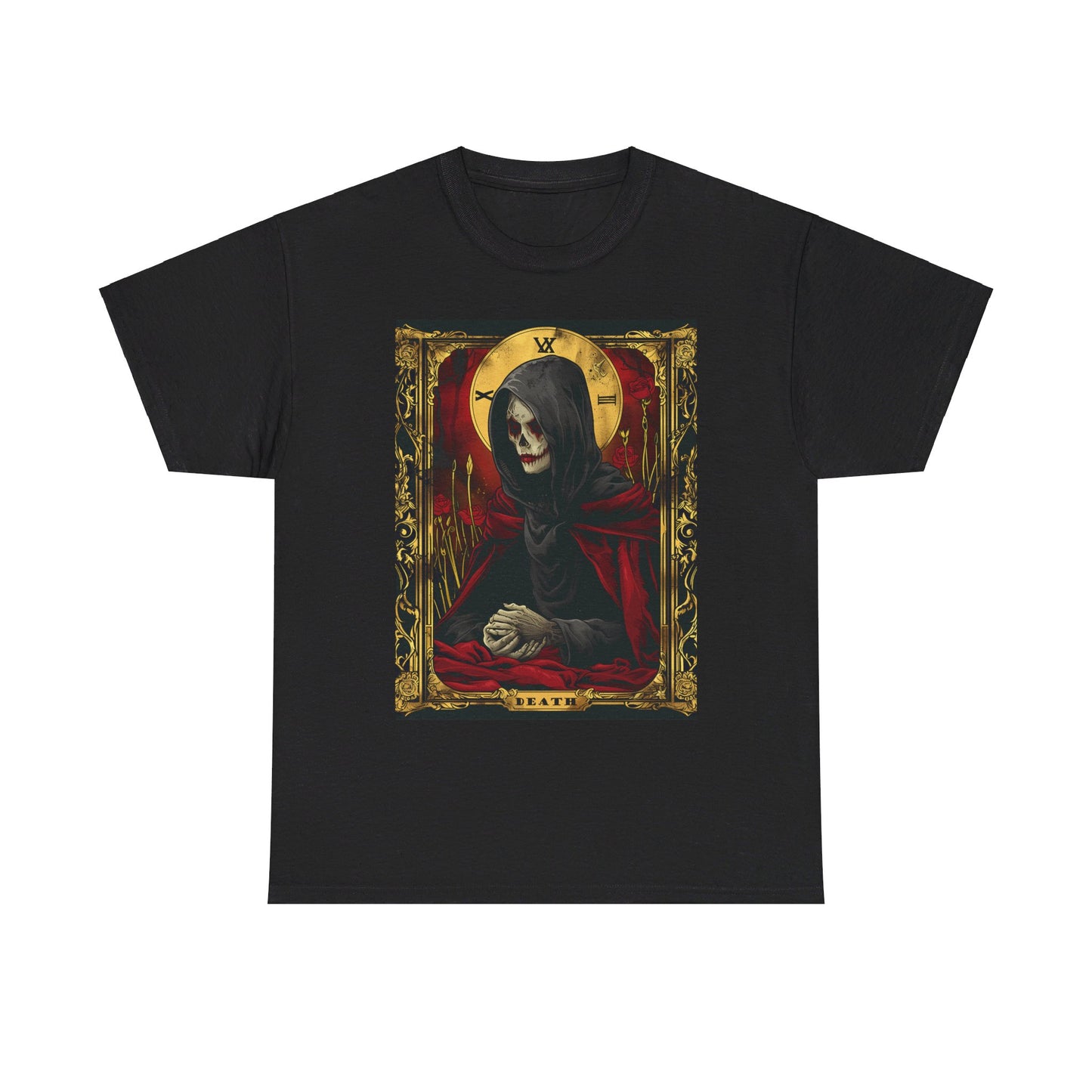 Fitzboyzprintz - Death Tarot Card Unisex Heavy Cotton Shirt