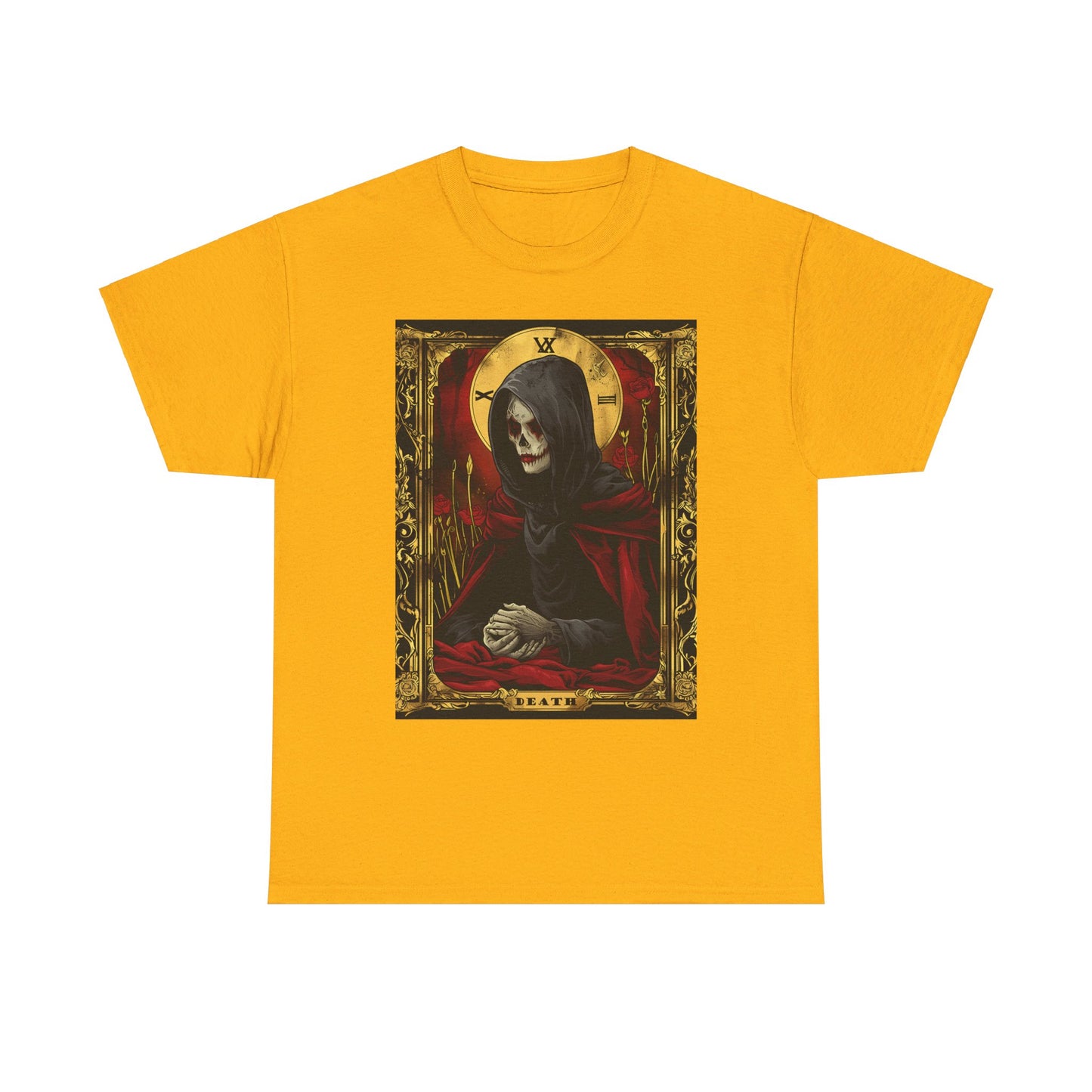 Fitzboyzprintz - Death Tarot Card Unisex Heavy Cotton Shirt